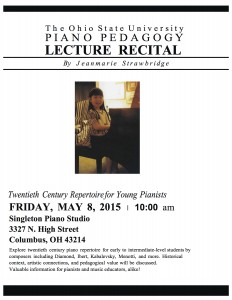 OSU Lecture Recital