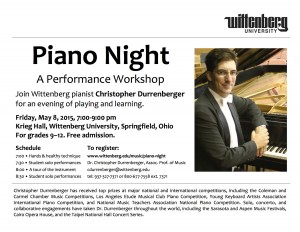 Piano Night Poster 2015